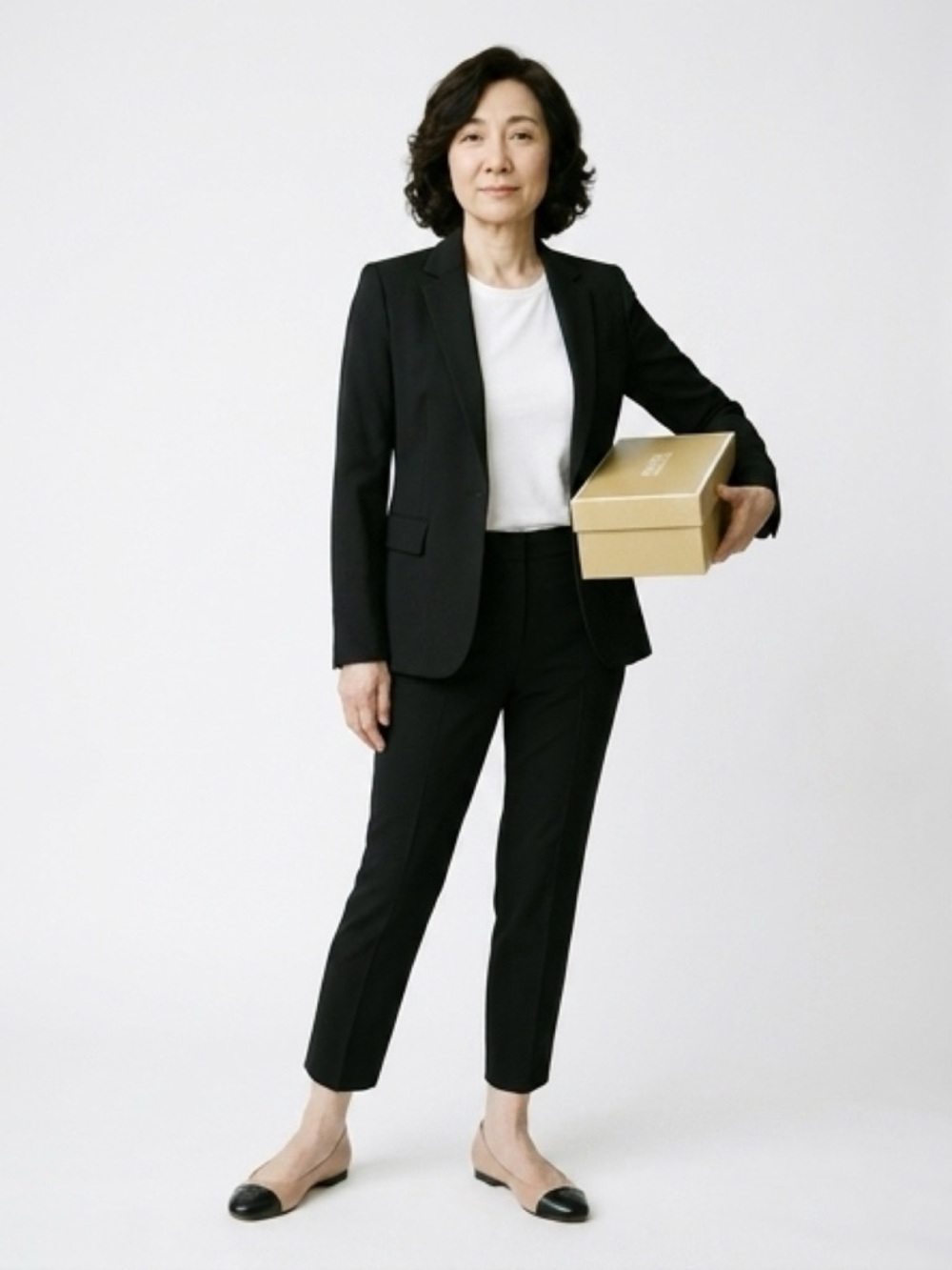 Michael Kors Flats leather beige and black - Picture 5 of 13